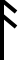 Runeteiknet for a i eldre runeskrift