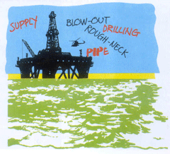 Teikning: blow out, supply, pipe ...